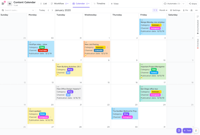 Building a Content Calendar