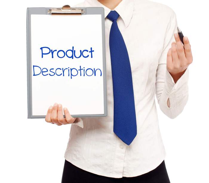 Product Descriptions Guide